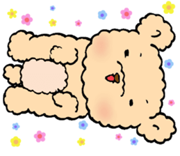 KUU of a toy poodle sticker #6083818