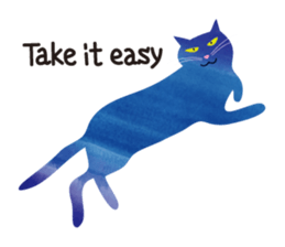 The blue cats sticker #6083852