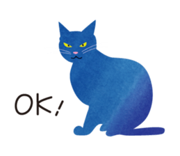 The blue cats sticker #6083853