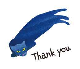 The blue cats sticker #6083854