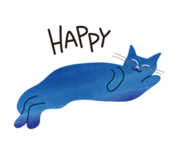The blue cats sticker #6083856