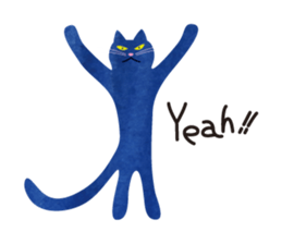 The blue cats sticker #6083859