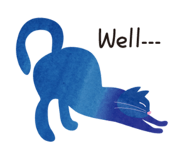 The blue cats sticker #6083861