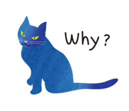 The blue cats sticker #6083863