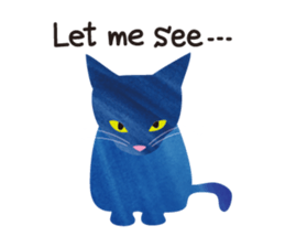 The blue cats sticker #6083865