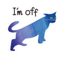 The blue cats sticker #6083869
