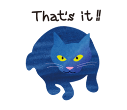 The blue cats sticker #6083873