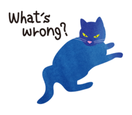 The blue cats sticker #6083875