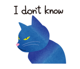 The blue cats sticker #6083878