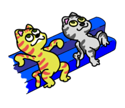 the cats life sticker #6083936