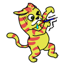 the cats life sticker #6083947