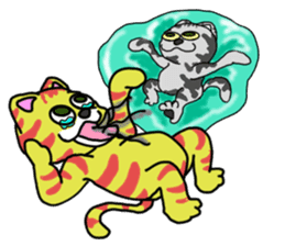 the cats life sticker #6083951