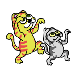 the cats life sticker #6083957