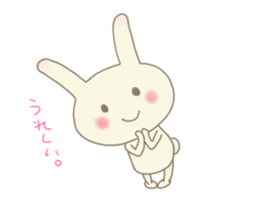 Happy rabbit ! sticker #6084128