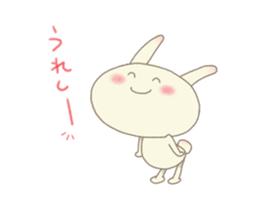 Happy rabbit ! sticker #6084129