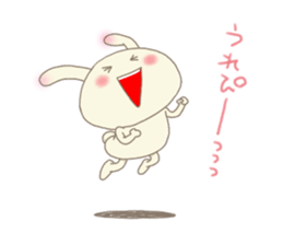 Happy rabbit ! sticker #6084130