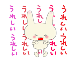 Happy rabbit ! sticker #6084132