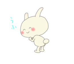 Happy rabbit ! sticker #6084133