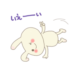 Happy rabbit ! sticker #6084139