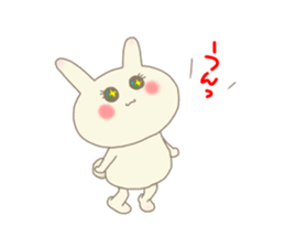 Happy rabbit ! sticker #6084141