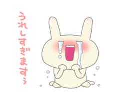 Happy rabbit ! sticker #6084148