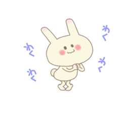 Happy rabbit ! sticker #6084156
