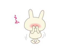 Happy rabbit ! sticker #6084163