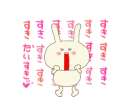 Happy rabbit ! sticker #6084167