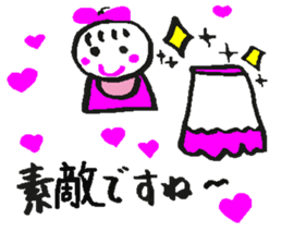 A lot of hearts. sticker #6084755