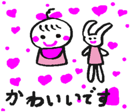 A lot of hearts. sticker #6084756