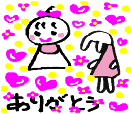 A lot of hearts. sticker #6084758