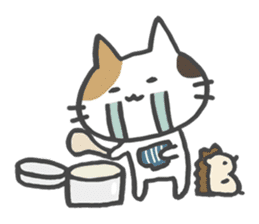 The cat which likes GOHAN !! sticker #6084779