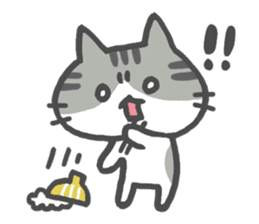The cat which likes GOHAN !! sticker #6084795