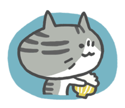 The cat which likes GOHAN !! sticker #6084801