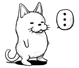 Standing cat sticker #6085499