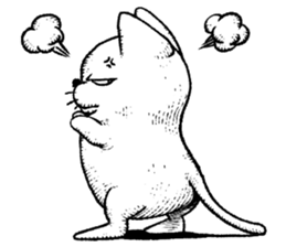 Standing cat sticker #6085503