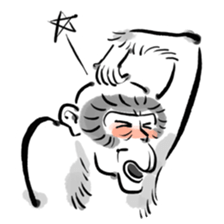 Animal-Caricature "monkey" sticker #6085612