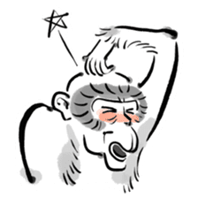 Animal-Caricature "monkey" sticker #6085612
