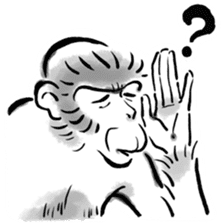 Animal-Caricature "monkey" sticker #6085613