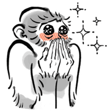 Animal-Caricature "monkey" sticker #6085614