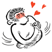 Animal-Caricature "monkey" sticker #6085615