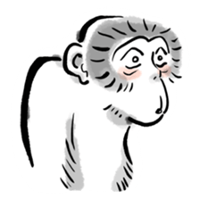 Animal-Caricature "monkey" sticker #6085616