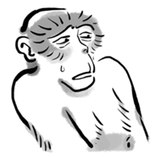 Animal-Caricature "monkey" sticker #6085617