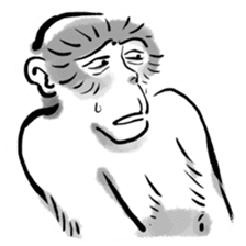 Animal-Caricature "monkey" sticker #6085617