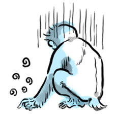 Animal-Caricature "monkey" sticker #6085622