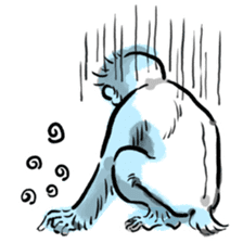 Animal-Caricature "monkey" sticker #6085622