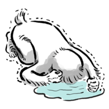 Animal-Caricature "monkey" sticker #6085623