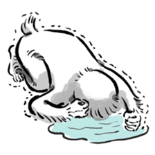 Animal-Caricature "monkey" sticker #6085623