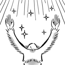 Animal-Caricature "monkey" sticker #6085629