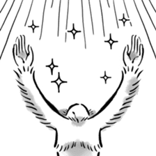 Animal-Caricature "monkey" sticker #6085629